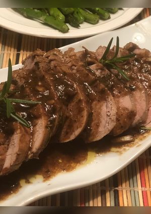รูปของ หมูอบซอสเมเปิ้ล-บัลซามิคMaple Balsamic Pork Tenderloin