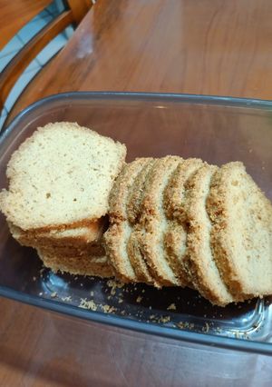 Foto resep Almond bread roti tawar almond #keto #low carb #glutenfree