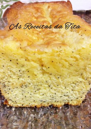 Foto de Bolo de Limão com Sementes de Papoila