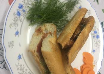 Unique Cuisine Fish Nugget Sandwich Yummy