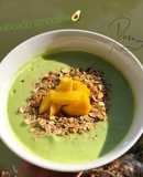Avocado smoothie (sinh tố bơ) 419 calories #eatclean
