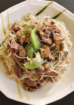 Hình của món Xào khan.