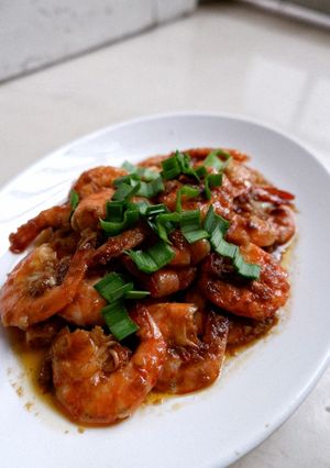 Foto resep Udang goreng mentega