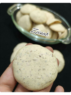 عکسی از دستور شیرینی پفکی گردویی
