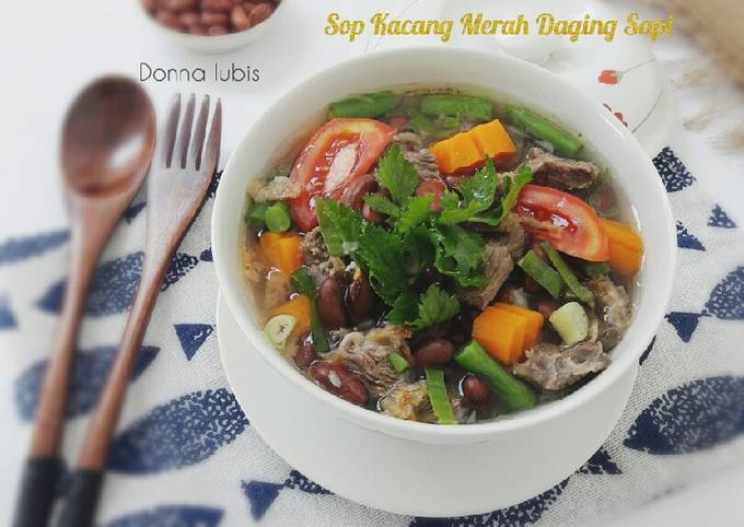 Sop Kacang Merah Daging Sapi