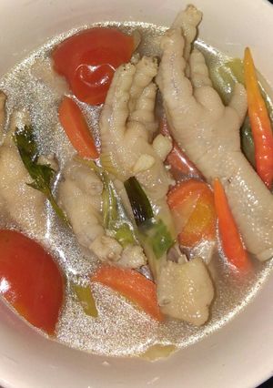 Foto resep Sup ceker mudah
