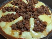 Una foto de picadillo con papa