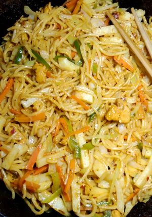 A picture of Fajita Spaghetti.