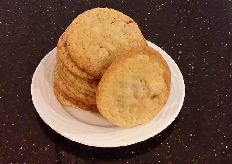 Recipe of Homemade White Chocolate Payday Cookies