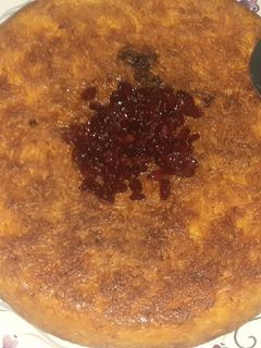 عکسی از دستور ته چین مرغ ساده