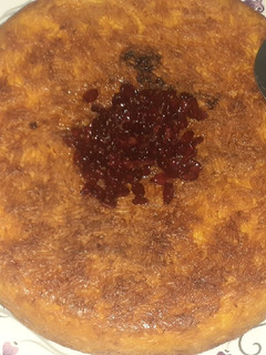 عکسی از دستور ته چین مرغ ساده