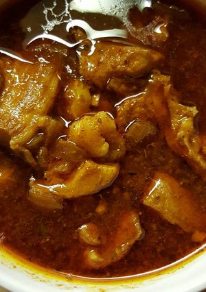A picture of Crock pot posole.