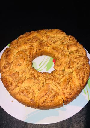 Una foto de Torta de nuez y canela