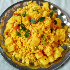 A picture of Potato Poha.