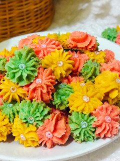 Foto resep Flower Butter Cookies