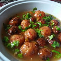 Vegetables manchurian A picture of Vegetables manchurian.