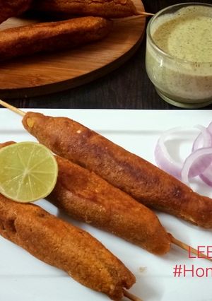 A picture of Wheat and Lentil Kebabs.