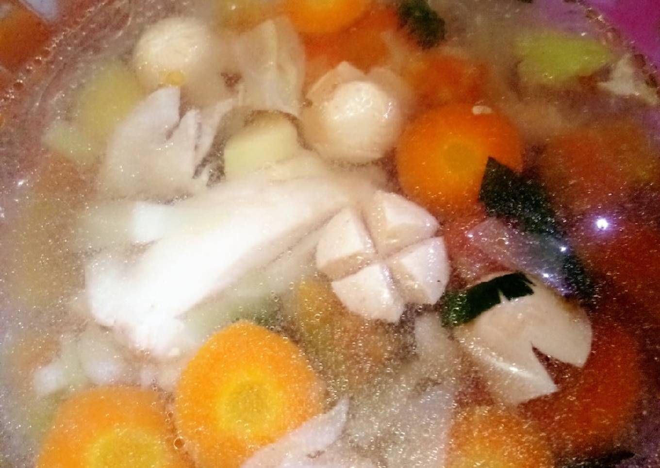 Sop ayam rumahan