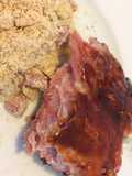 Costelinha de porco com barbecue