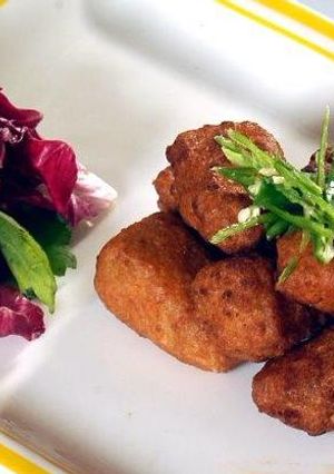 A picture of Crispy Fried Idly.
