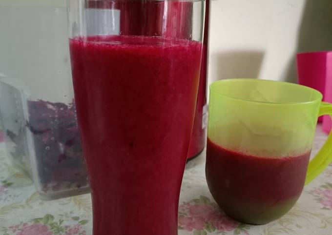 Resep Red Velvet Juice