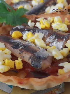 Una foto de Tartaletas con sardinillas