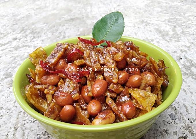 Anti Ribet, Membuat Kering TKK (Tempe Kentang Kacang) Simpel