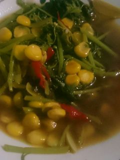Foto resep Tumis bayam jagung