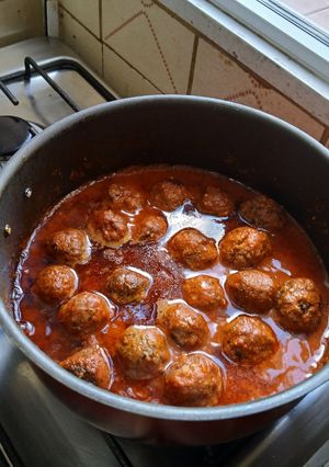 Una foto de Guiso de albóndigas