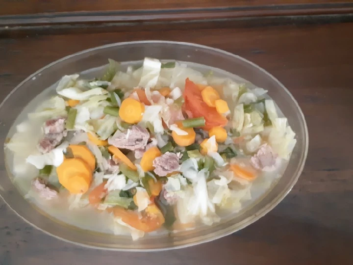 Langkah Gampang Membuat Resep Sayur Sop Daging tumis mentega yang Lezat Sekali Anti Ribet, Sempurna