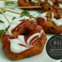 A picture of Cheesey bread lollies.