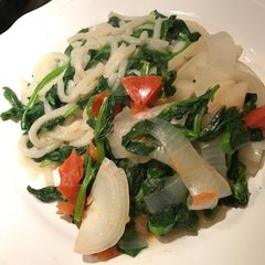 American White Union vegetables urdon A picture of American White Union vegetables urdon.