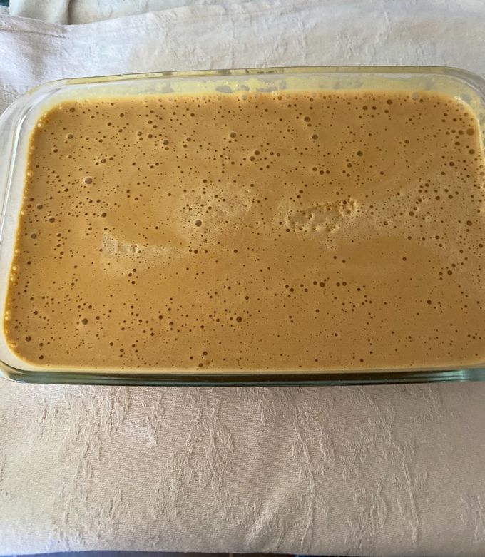 Una foto de Mousse de manjar