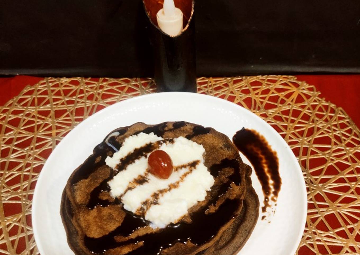 Chocolate Banana Pancakes