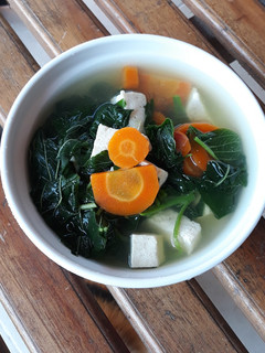 Foto resep Sayur Bening Bayam wortel Tahu