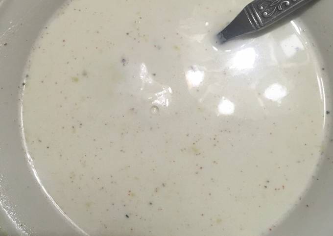 Recipe of Speedy Cream of pea soup