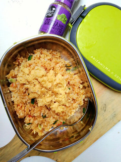 Foto resep 8. Nasi Goreng Kampung with French Style Scrambled Egg