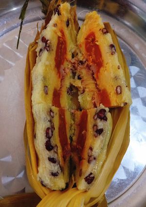 Hình của món Bánh tét trái bắp.