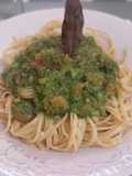 Pesto de espinaca nuez