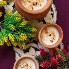 A picture of Badami zafrani kheer.