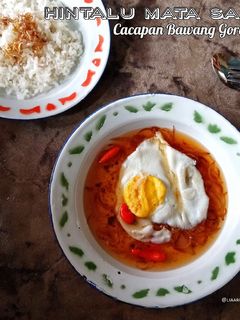 Foto resep Hintalu Mata Sapi Cacapan Bawang Goreng