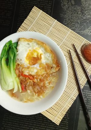 Foto resep Mie (instant) Kuah Susu