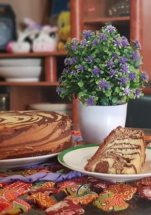 Foto resep Cake Zebra