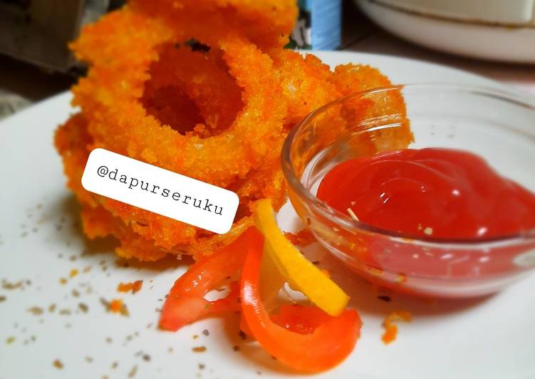 Langkah membuat Onion Ring Akhir Bulan ???? sedap