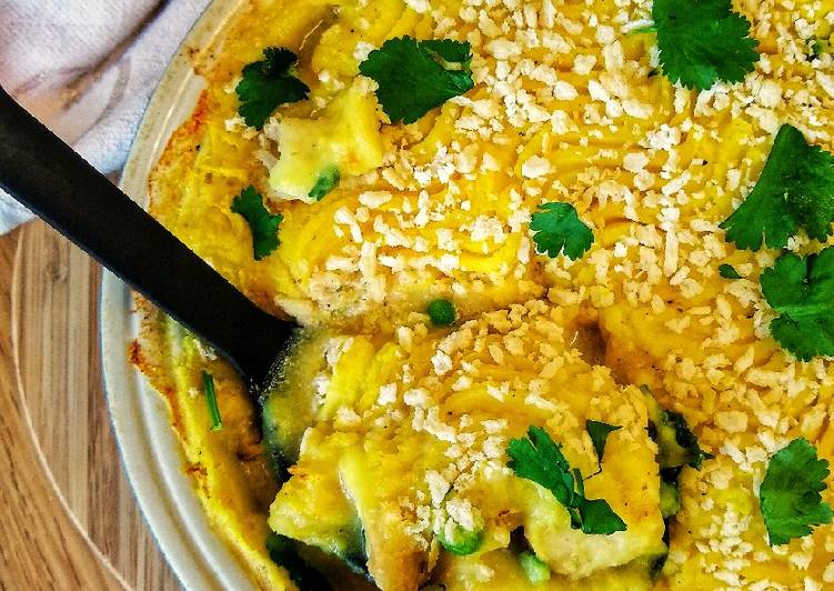 Healthy Recipe of Fragrant Curried Fish Pie