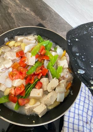 Foto resep Oseng cumi pelangi