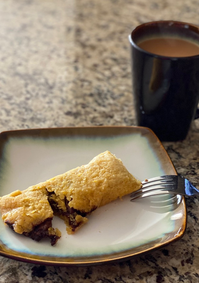Una foto de Tamales de elote rellenos de Nutella