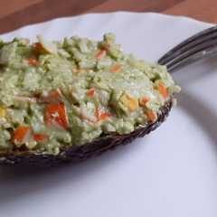 Una foto de Aguacate relleno