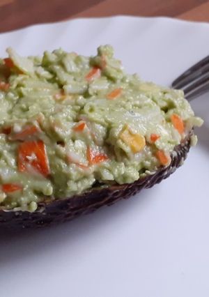 Una foto de Aguacate relleno