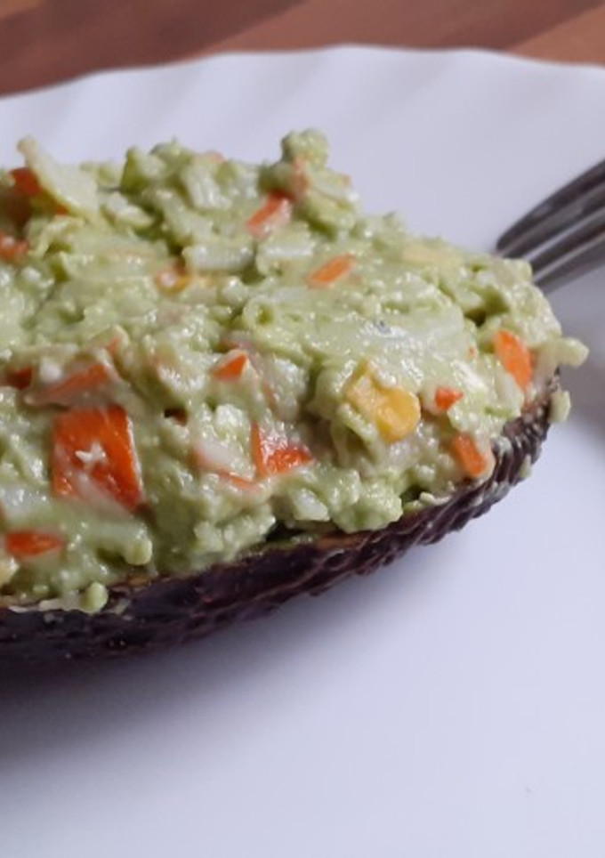 Una foto de Aguacate relleno